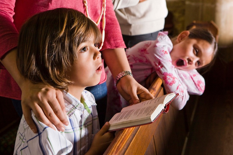 Bambini in chiesa