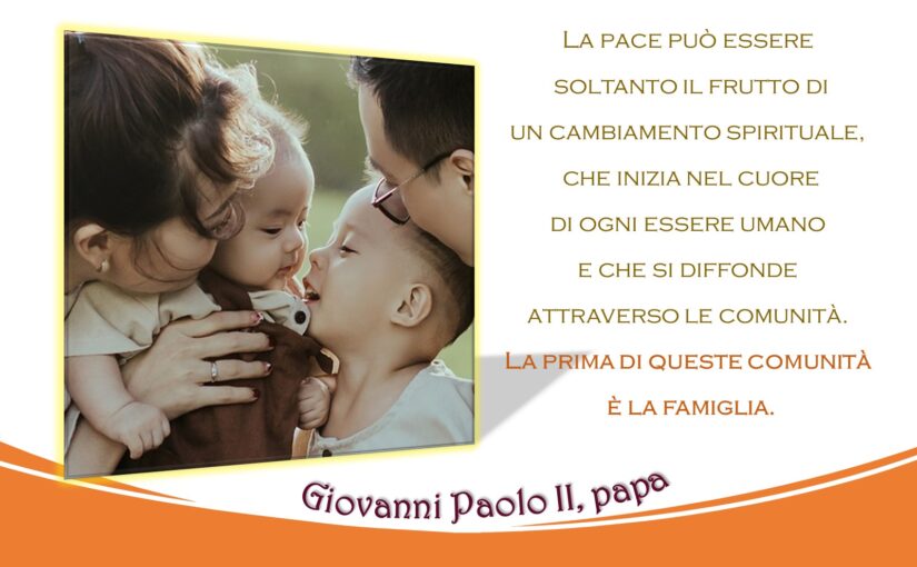 103. La pace, frutto di un cammino spriituale